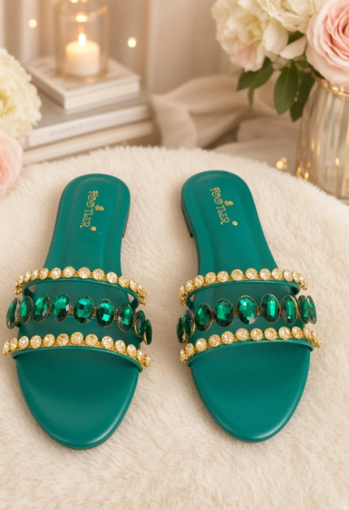 Diamond Stone Flat- Formal Foot Wear
