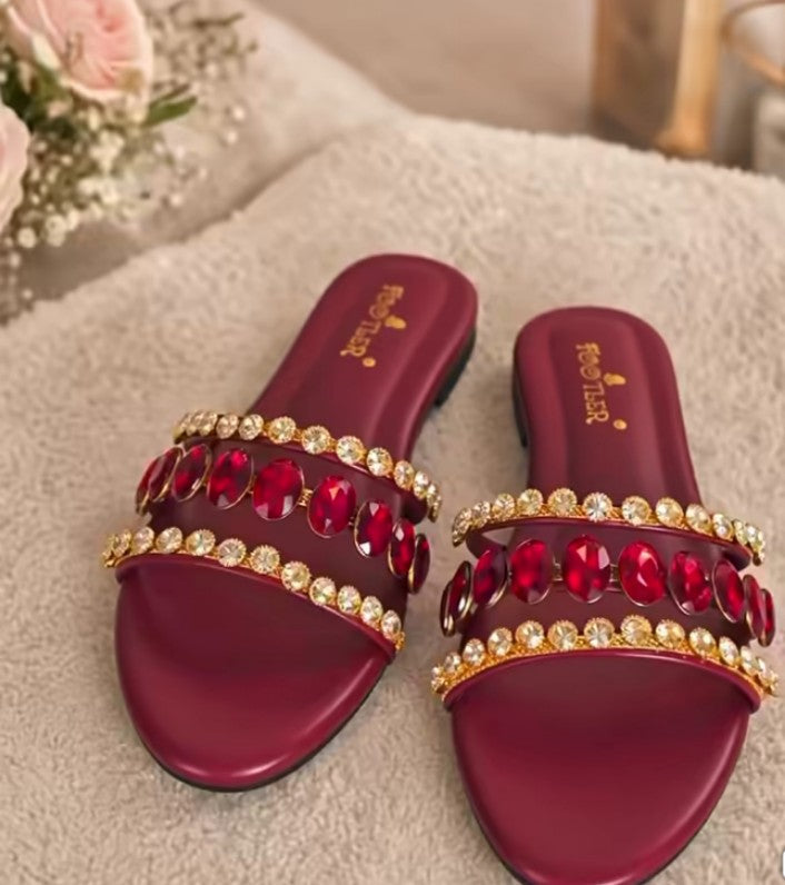 Diamond Stone Flat- Formal Foot Wear