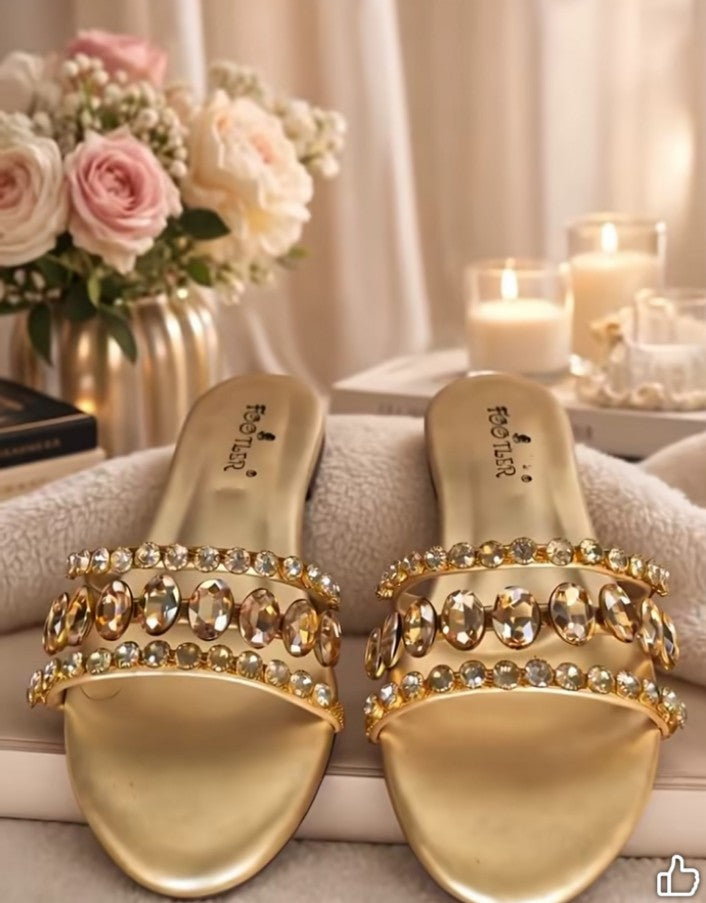 Diamond Stone Flat- Formal Foot Wear