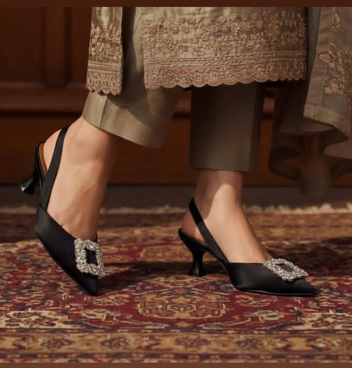 Isabella Mules Heels- Formal Foot Wear