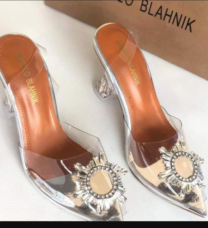 Trendy Crystal Heel